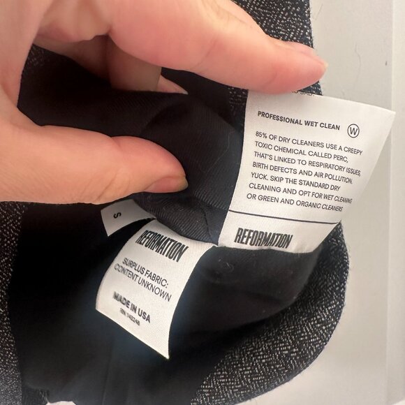 Reformation Gray Tweed Vest - Picture 3 of 4